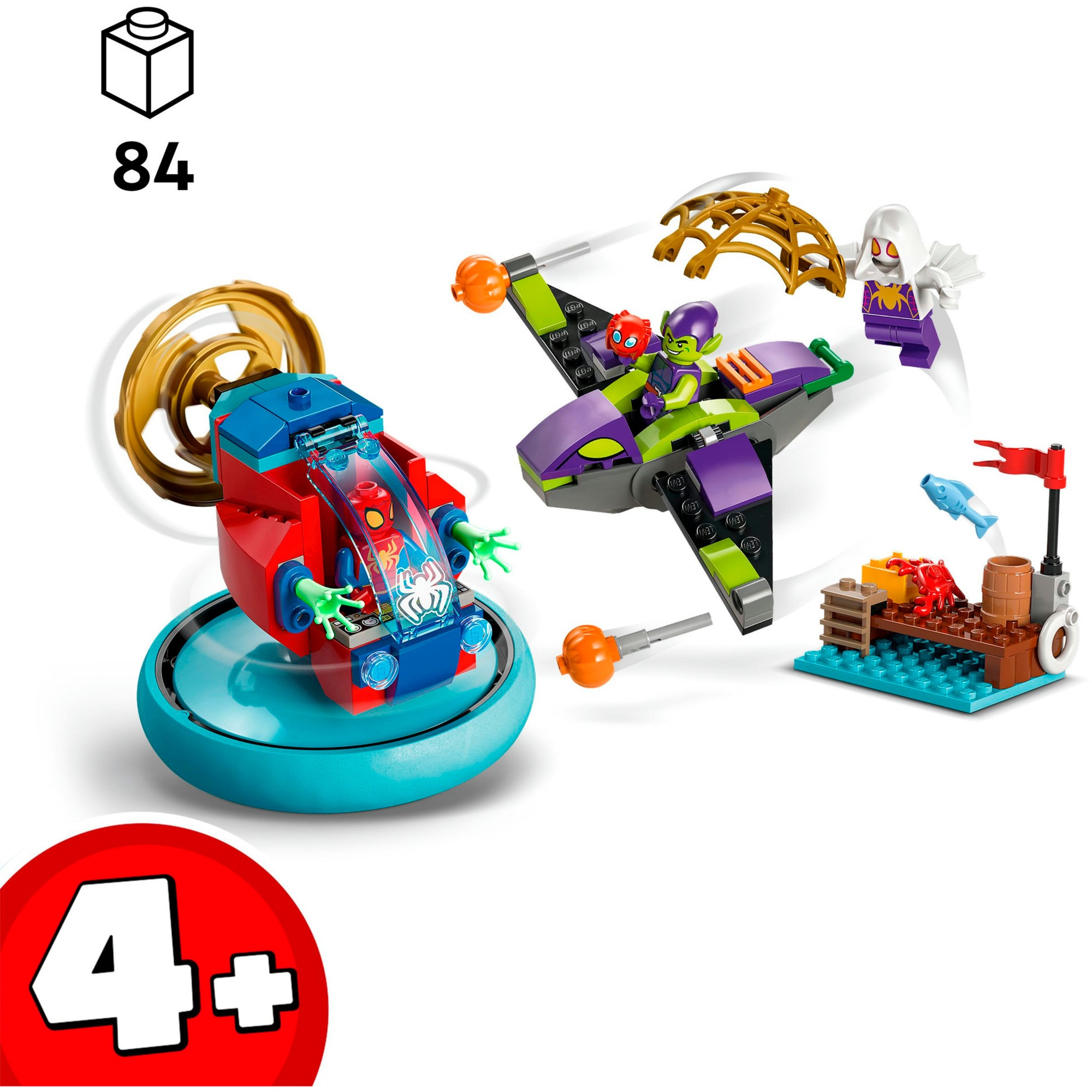 LEGO Konstruktionsspielzeug Marvel Spidey und seine Super-Freunde Spidey vs. Green Goblin