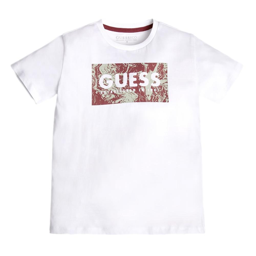 Guess T-shirt Blanc Garçon Guess L3GI08