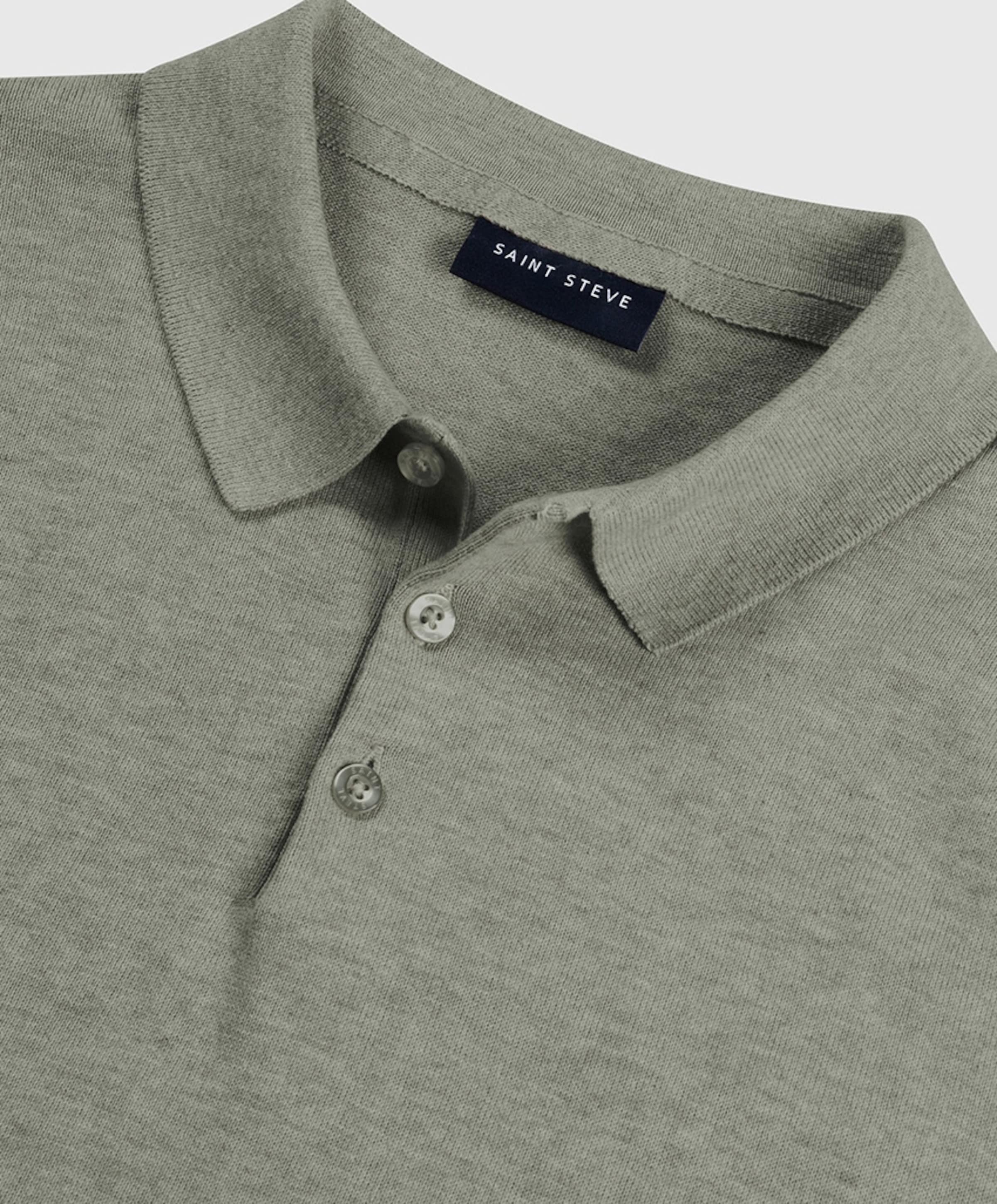 Saint Steve Heren polo groen