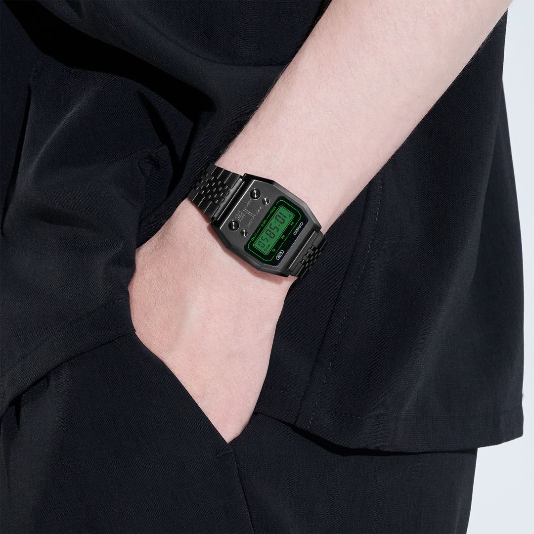 Casio Vintage Edgy Premium Schwarz