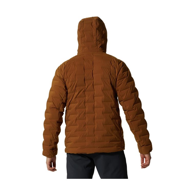 Mountain Hardwear Stretchdown Hooded Jacket Men Golden Brown