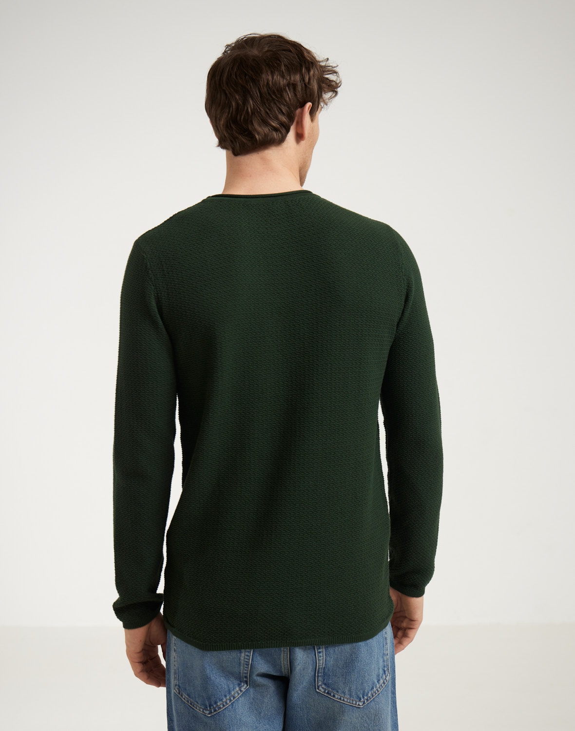Sweater van gebreid katoen voor heren - Gratis Verzendi