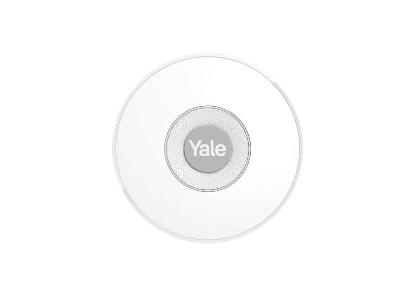 Yale Sirene Smart Alarm Indoor Weiss Einstellbare Innensirene mit einer Lautstärke von bis zu 85 dB