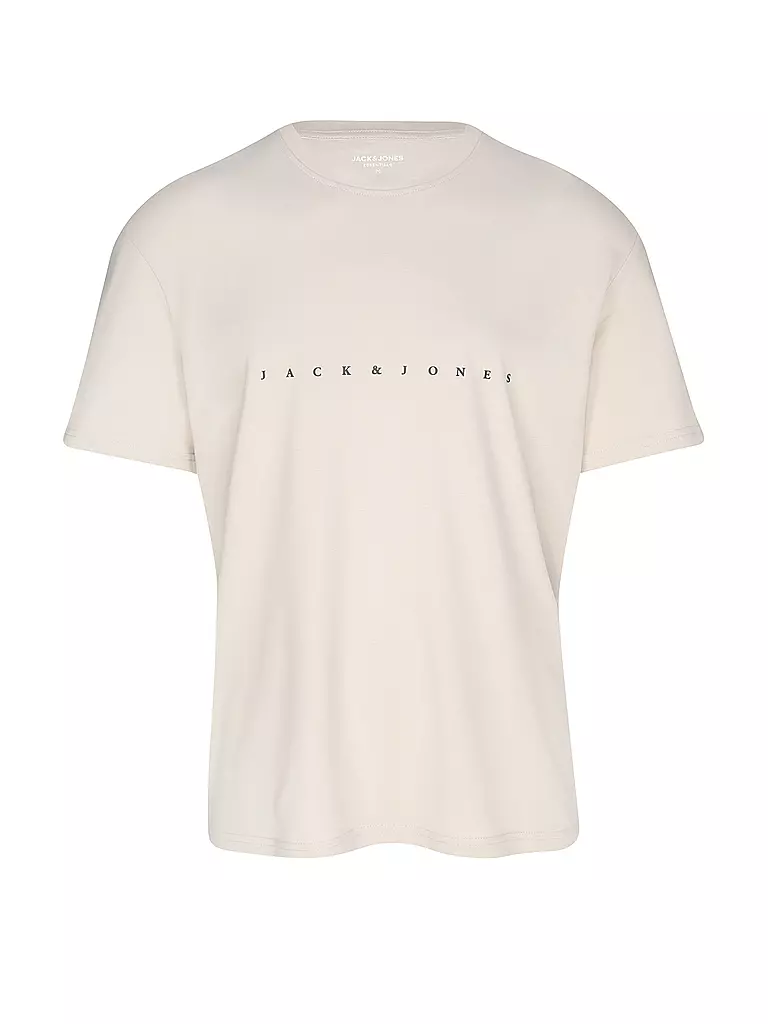JACK & JONES T-Shirt JJESTAR beige
