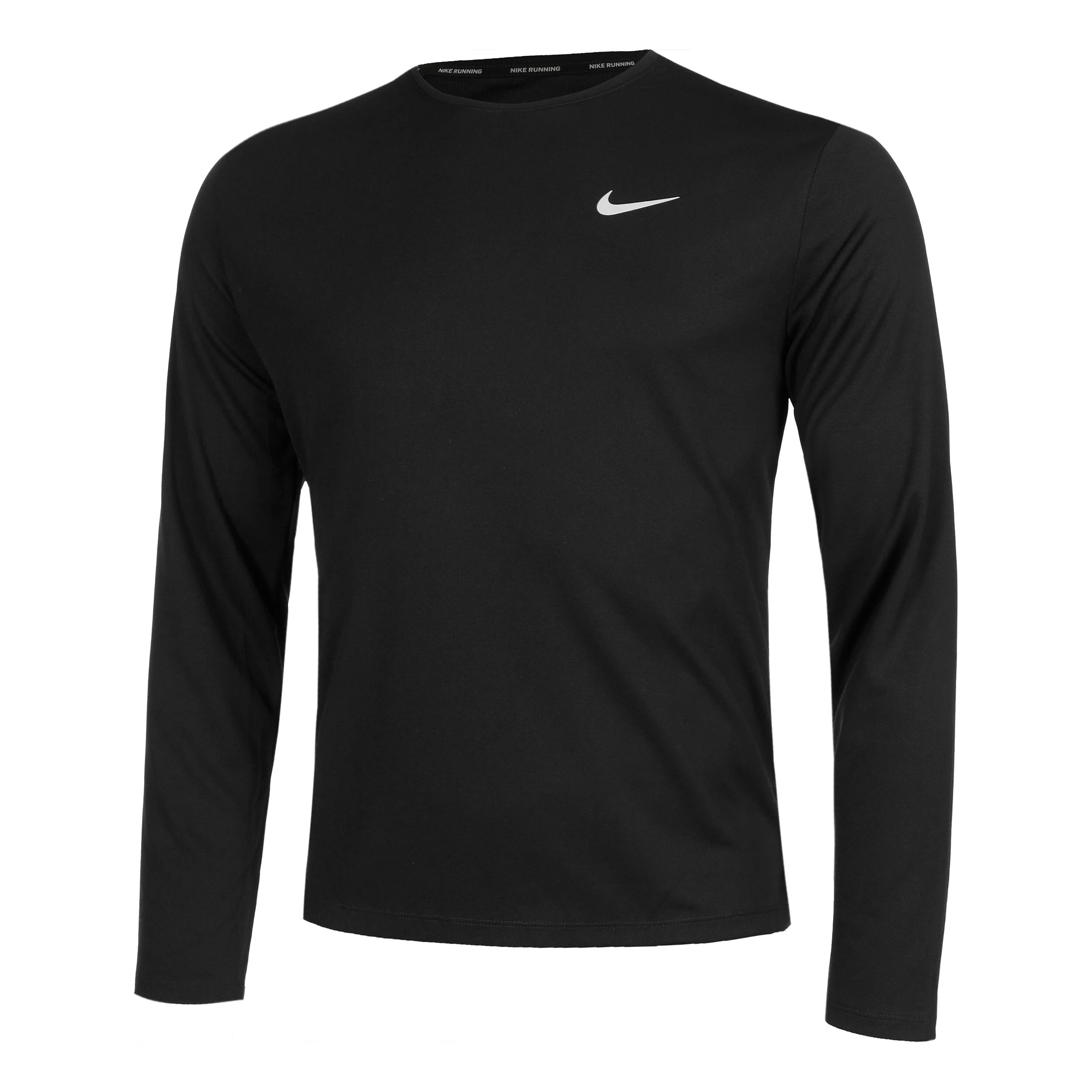 Nike Dri-Fit Miler Dri-Fit UV Miler Maillot De Course Hommes - Noir