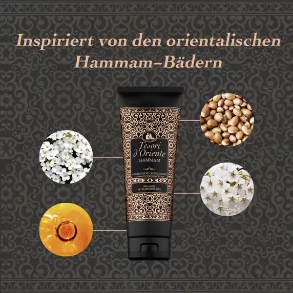 Aromatische Cremedusche Hammam