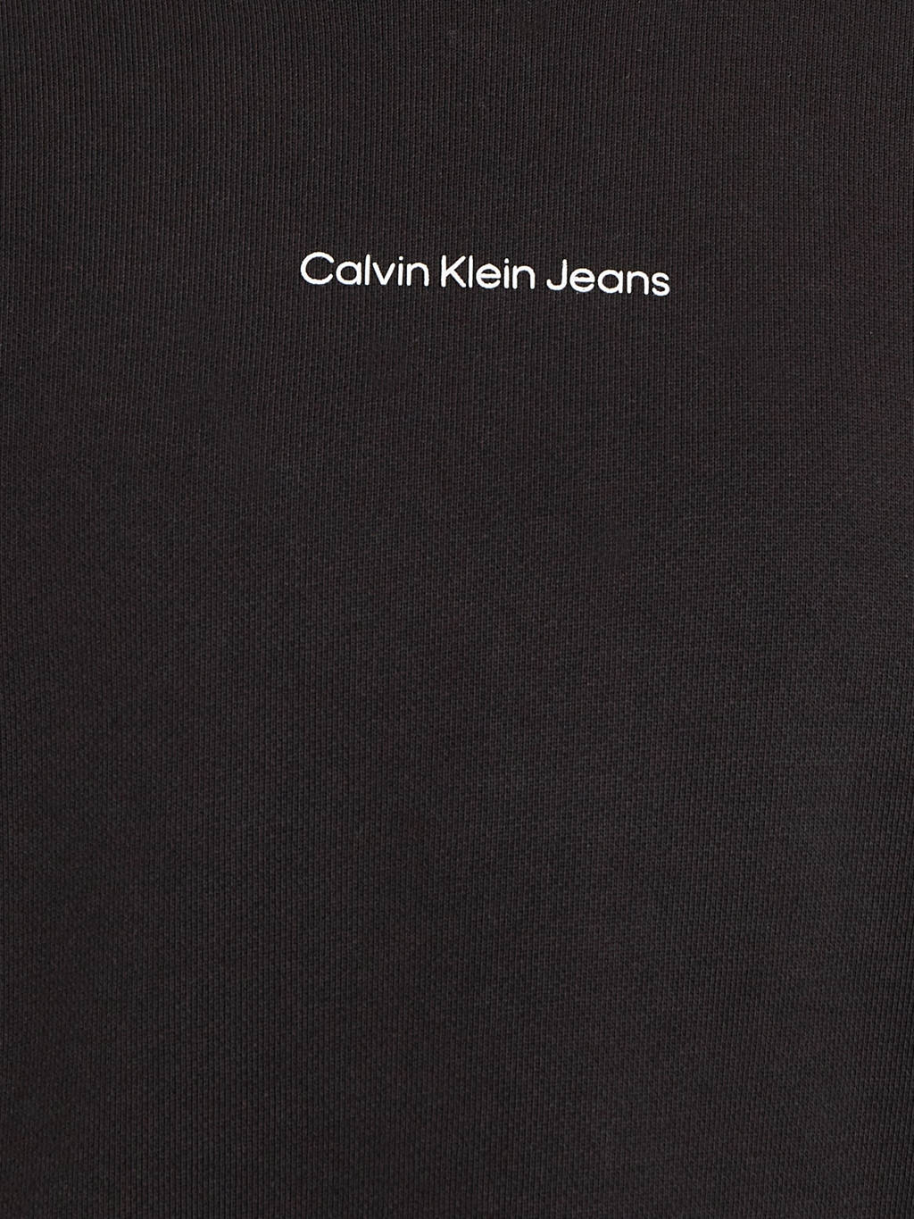 Calvin Klein sweater met backprint zwart