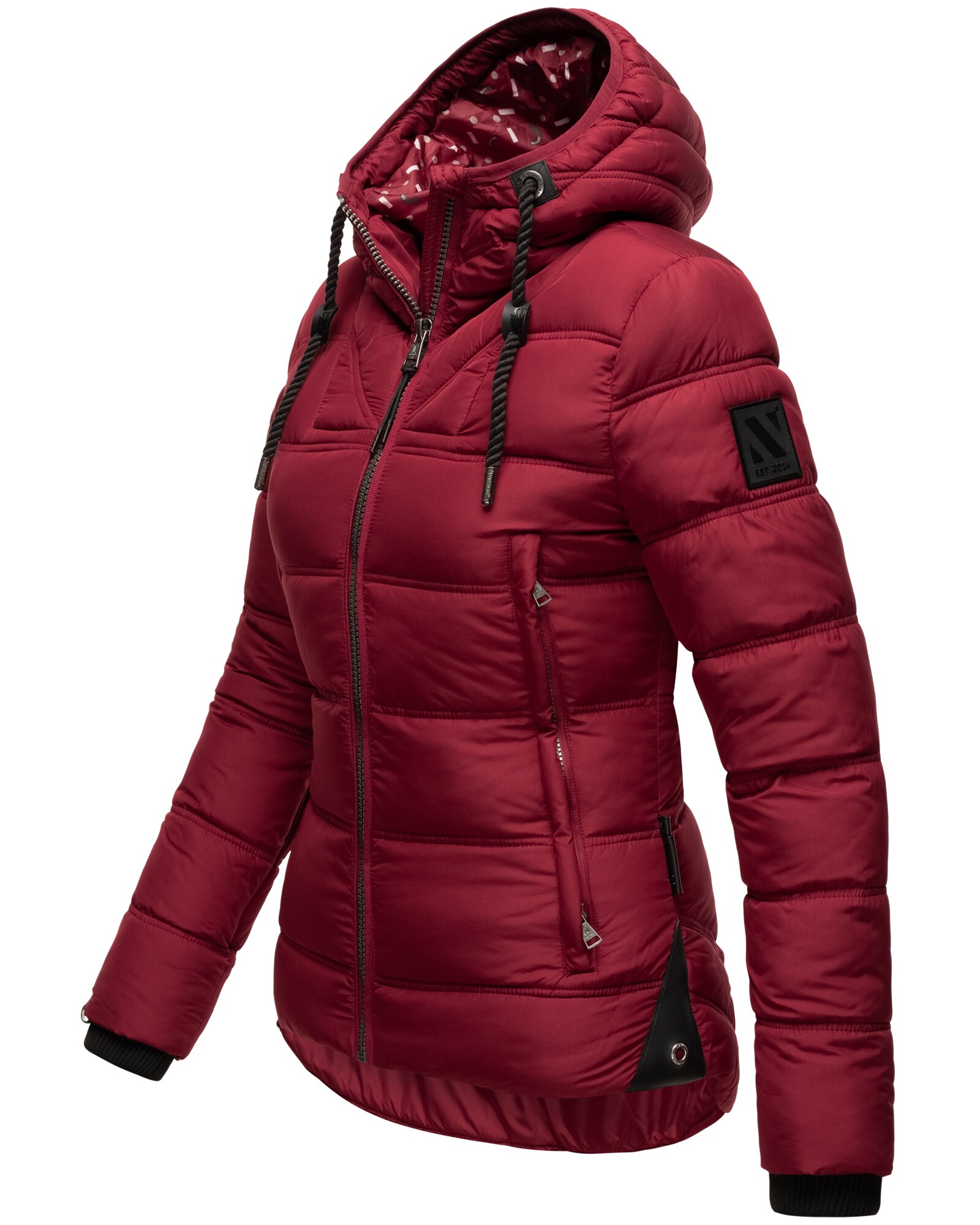 NAVAHOO Damen Steppjacke Warm gesteppte Winterjacke mit Kapuze Renesmee
