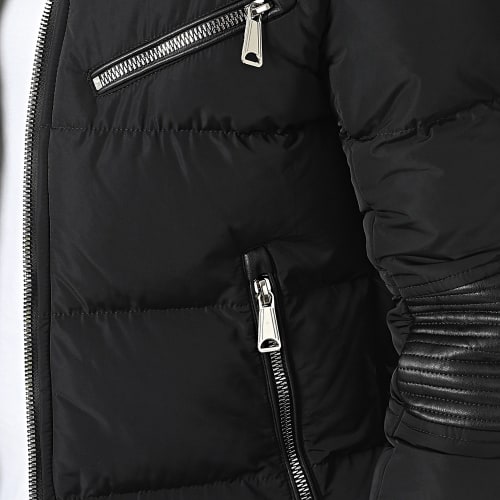 Doudoune Col Mouton Noir