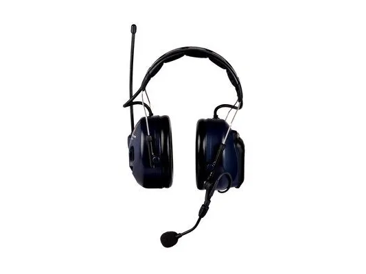 3M Peltor LiteCom MT53H7A4400-EU - Headset med radio - fuld størrelse - kablet - blå
