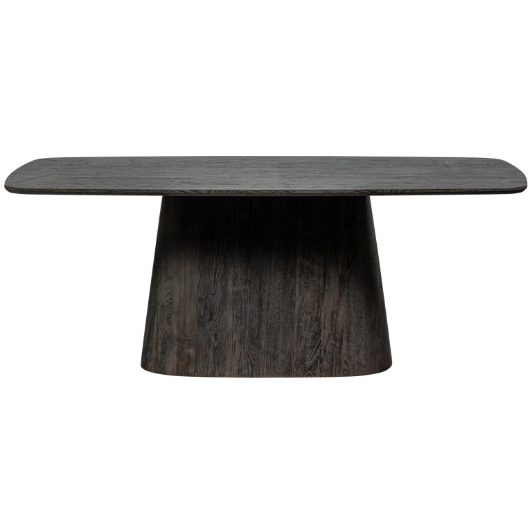 WOOOD Leah eettafel 200x105 donkerbruin