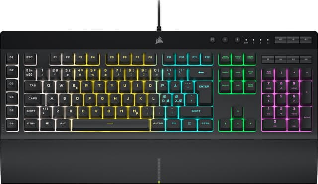 Corsair K55 RGB PRO gaming tastatur (nordisk layout)