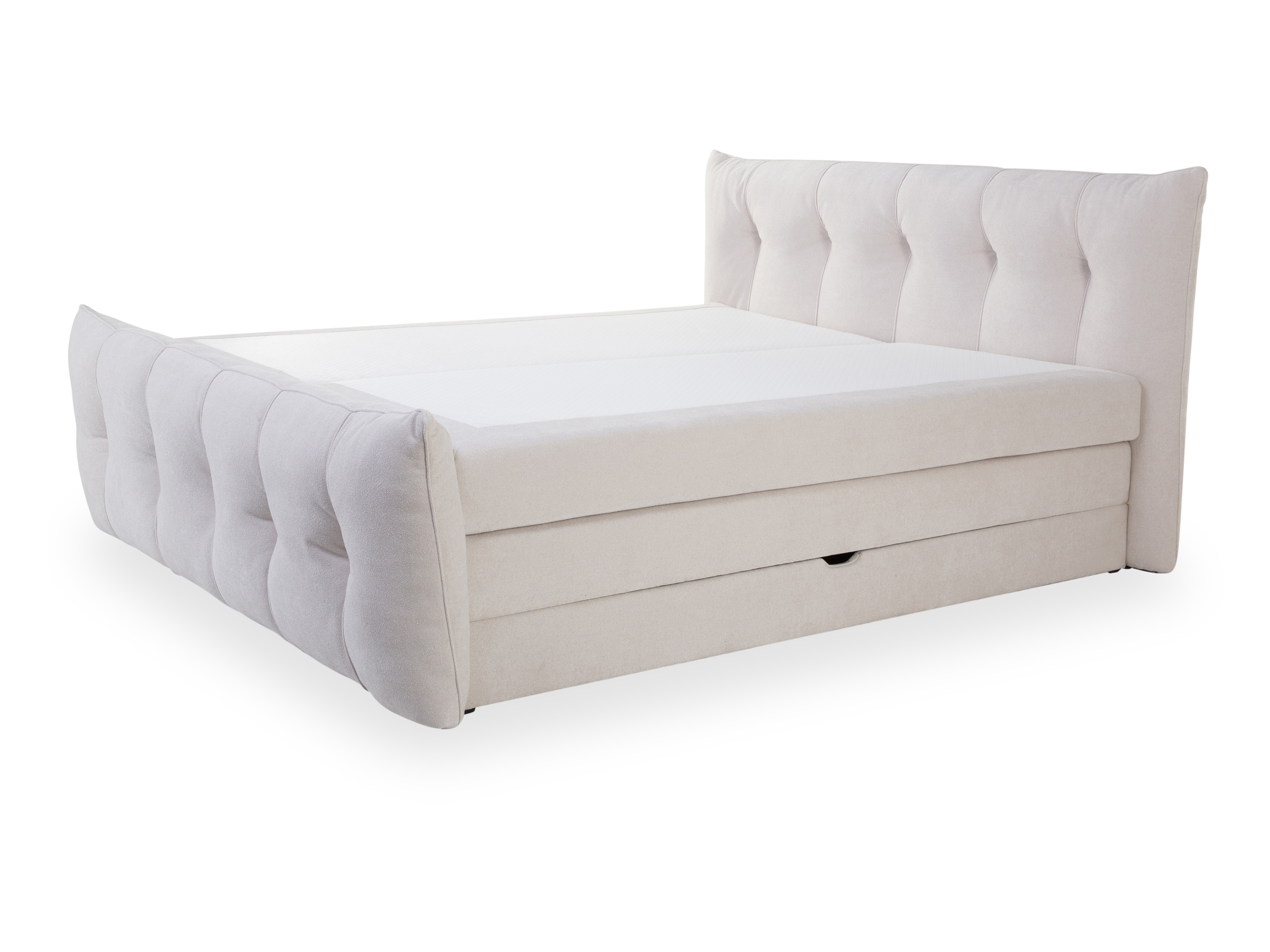 Boxspringbett HARPER WARTA 140x200 cm Pearl