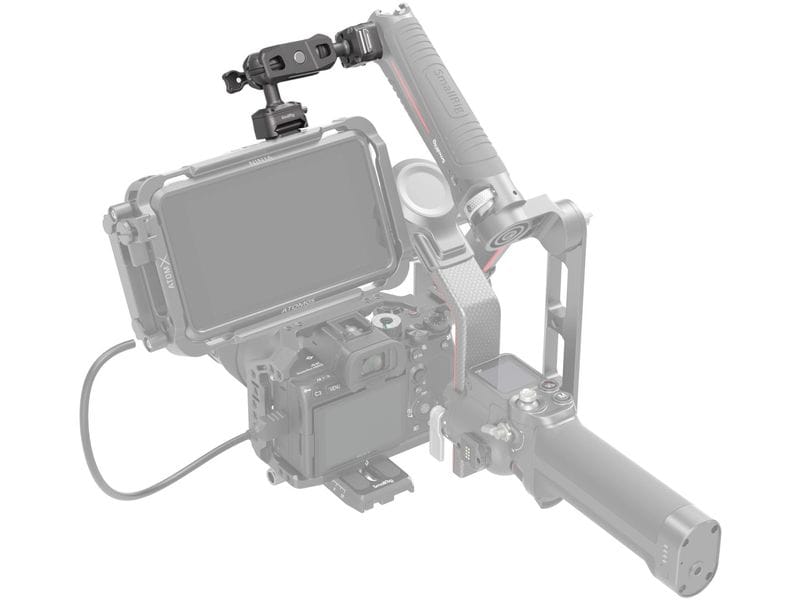 Smallrig HawkLock H21 Schnellspanner Magic Arm mit Kugelkop Zur Befestigung eines Monitors, einer Leuchte oder eines Zubehörteils an der Kameraausrüstung