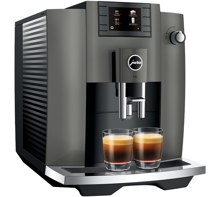 JURA E6 Dark Inox EC Garantie 3 ans Coloris:Dark Inox