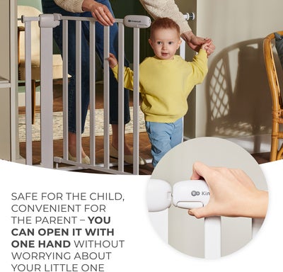 Kinderkraft LOCK&GO Sikkerhetsgrind, White