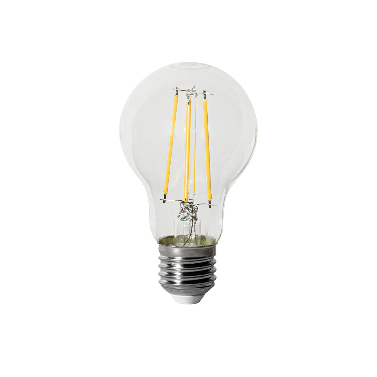 Set van 5 E27 dimbare LED lamp A60 6W 500 lm 3000K