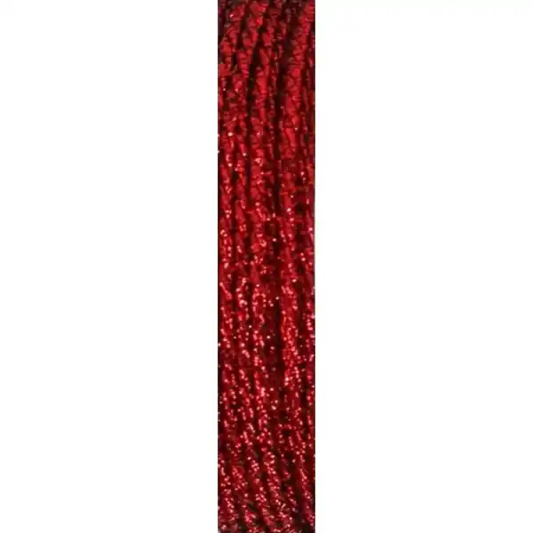 Geschenkband Kordel rot Glitzer