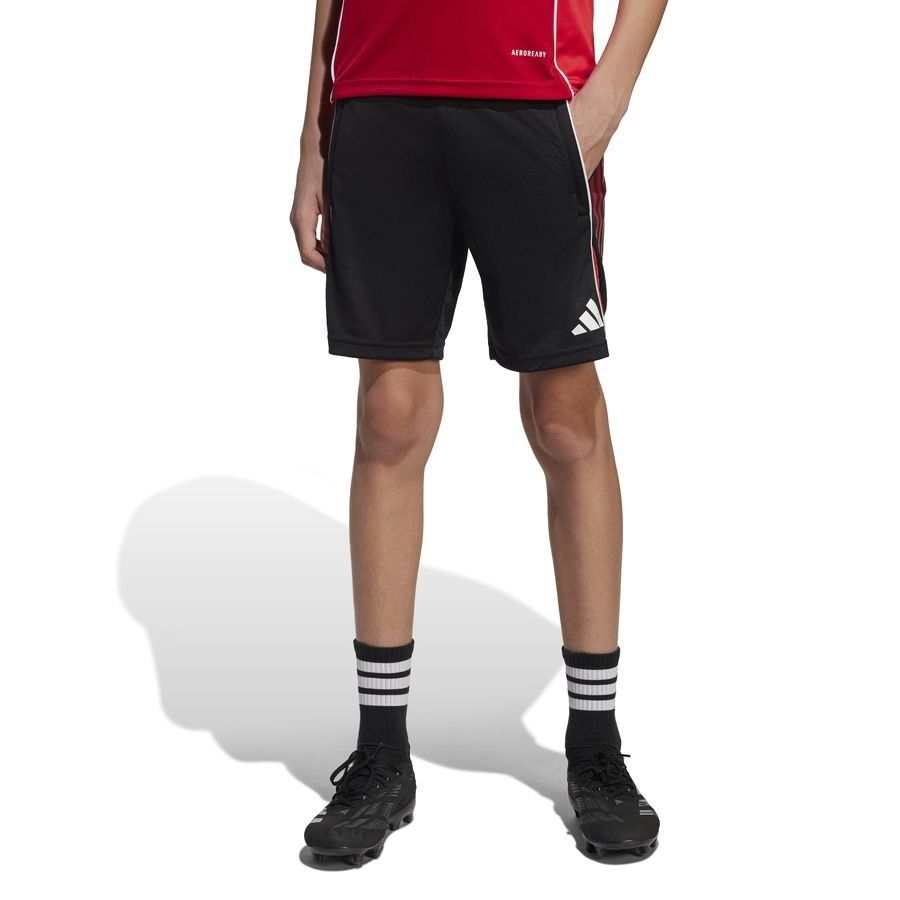 adidas Short d'Entraînement Tiro 25 Competition - Noir/Rouge Enfant