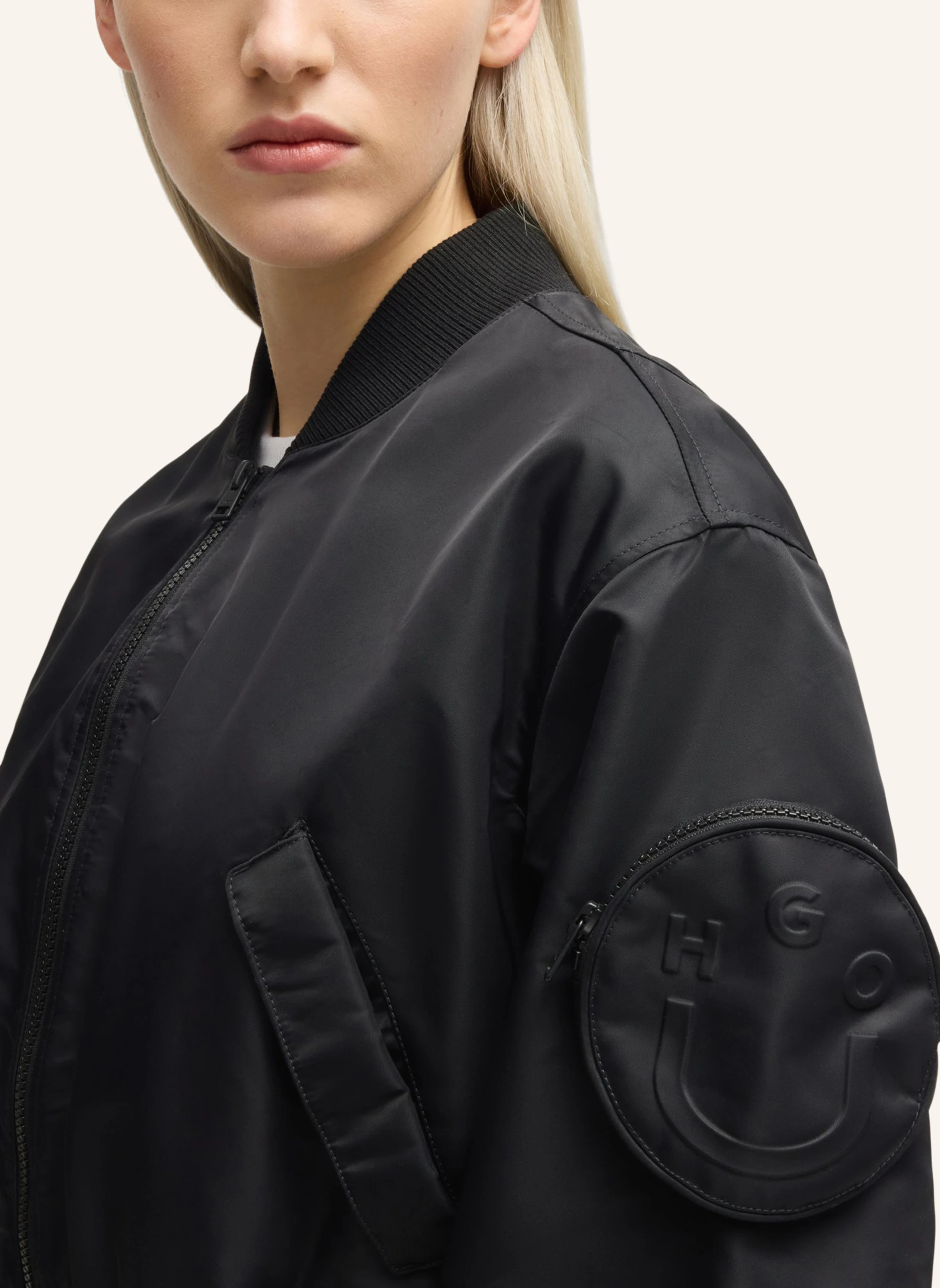 HUGO Casual Jacke FORAIA-1_B Regular Fit