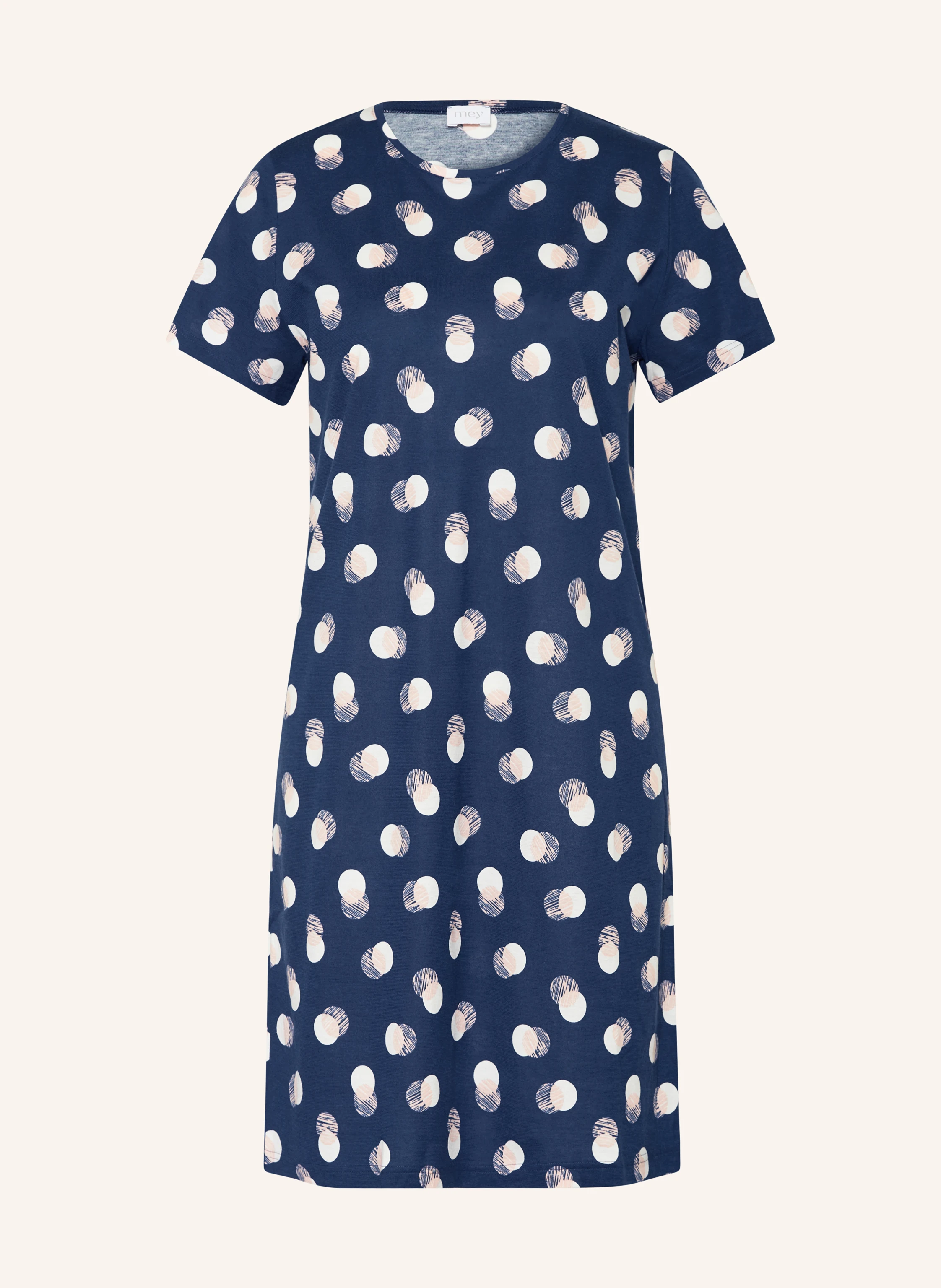 mey Nachthemd Serie SCRIBBLED DOTS