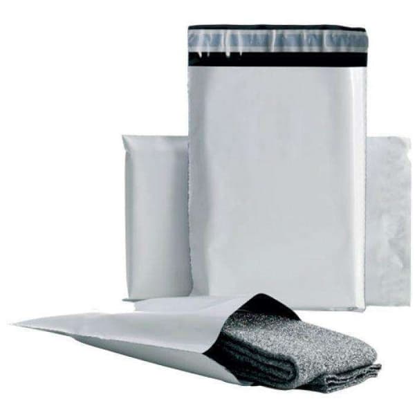 100 stk Hvit e-handelspose - Brevpose - 25 x 35 cm