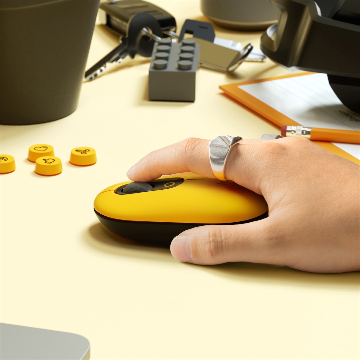 Logitech Pop mus (Blast Yellow)