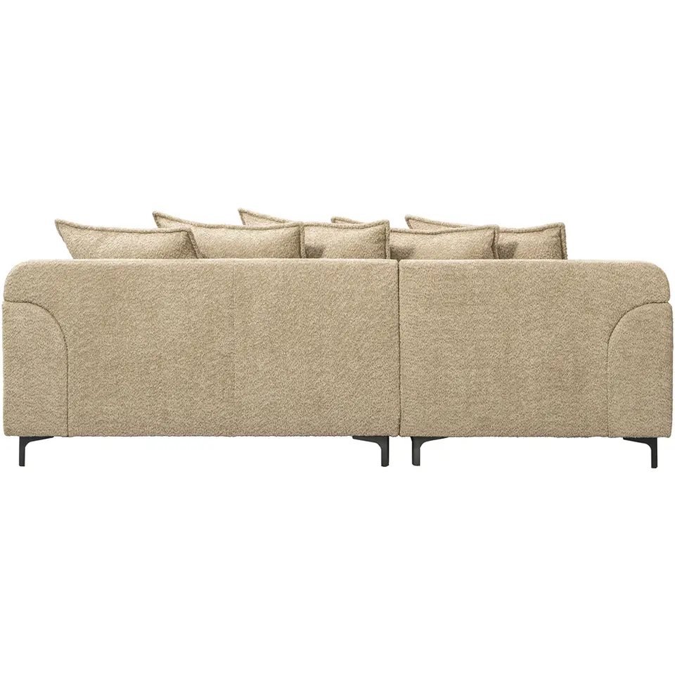 Bank Elsa met chaise longue links - stof Anthology - taupe