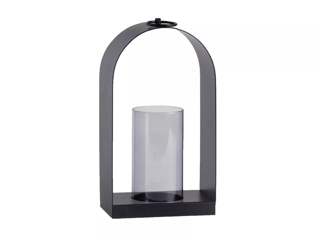 Lanterne Kurt noir moyen 29 x 16.5 x 10