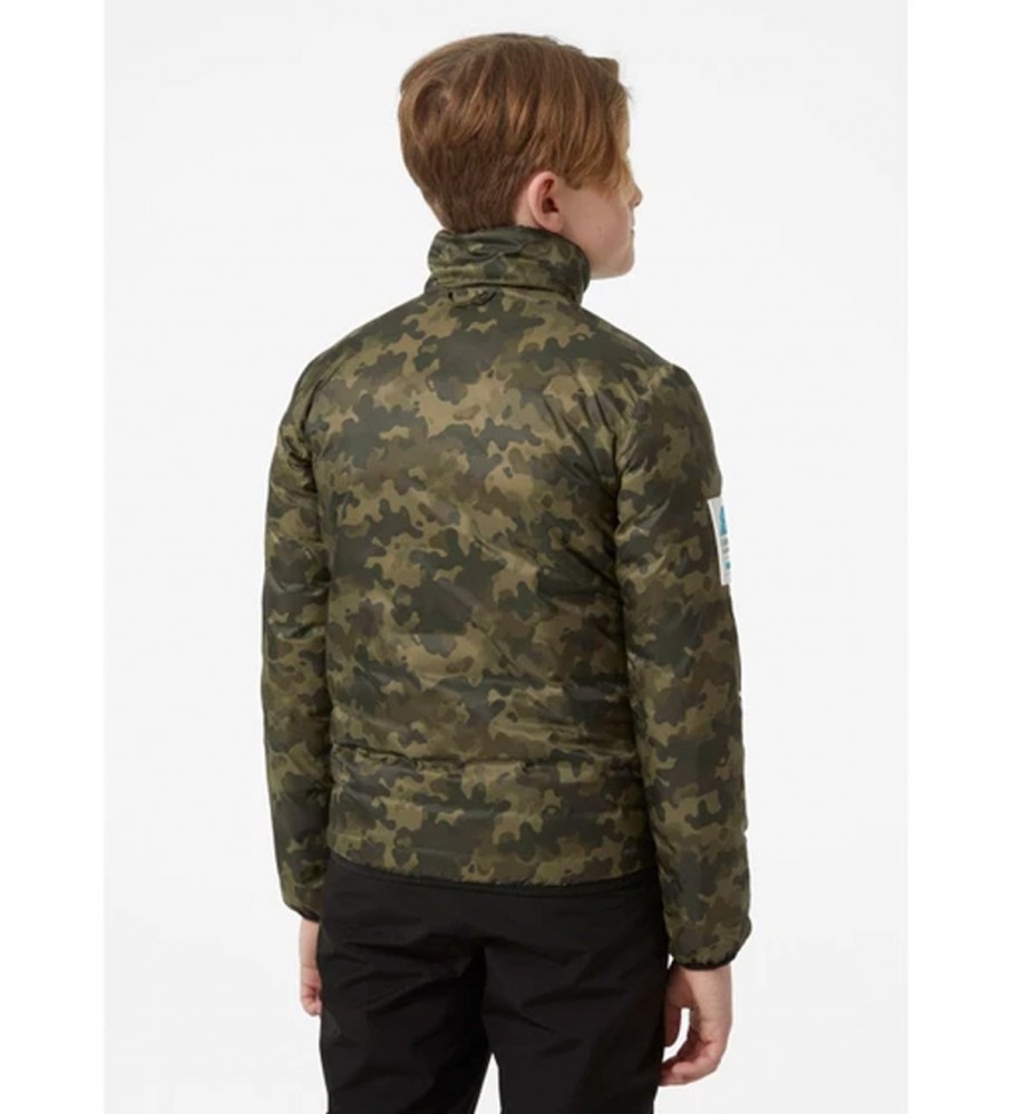 Helly Hansen Abrigo Jr Infinity Insulator negro, camuflaje
