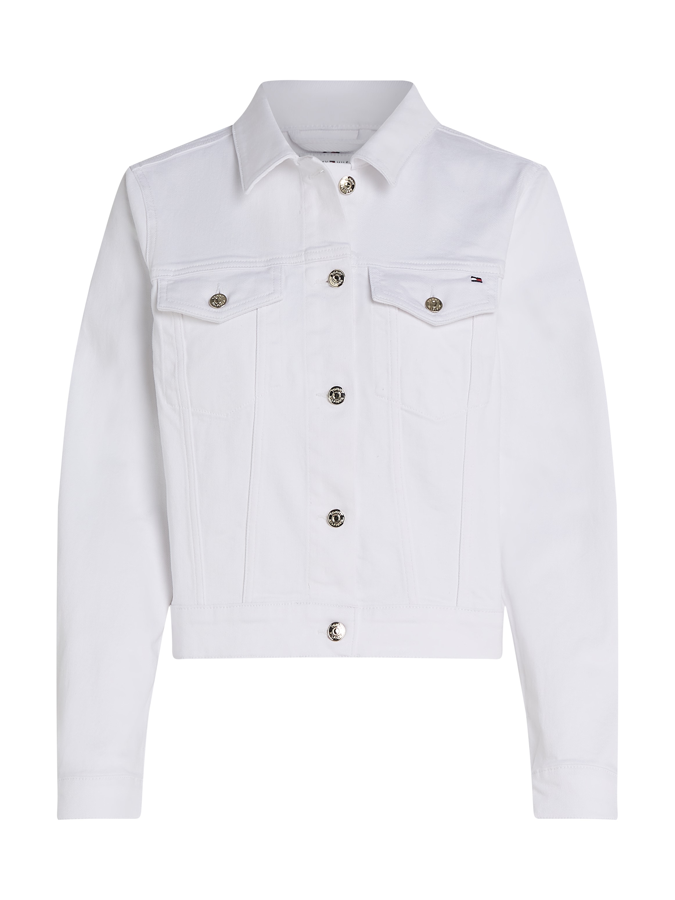 Tommy Hilfiger Jeansjacke »DNM SLIM JACKET WHITE« mit vielseitigem Design