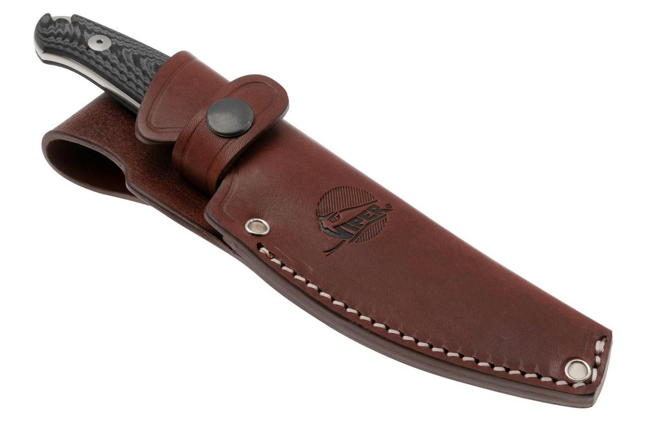 Viper Nordlys VT4044GG Stonewashed, Suretouch, vaststaand mes, Jens Anso design