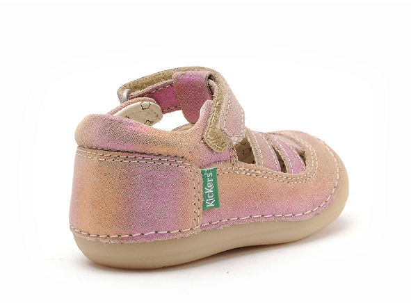 Kickers boots et bottillon bebe sushy fille rose