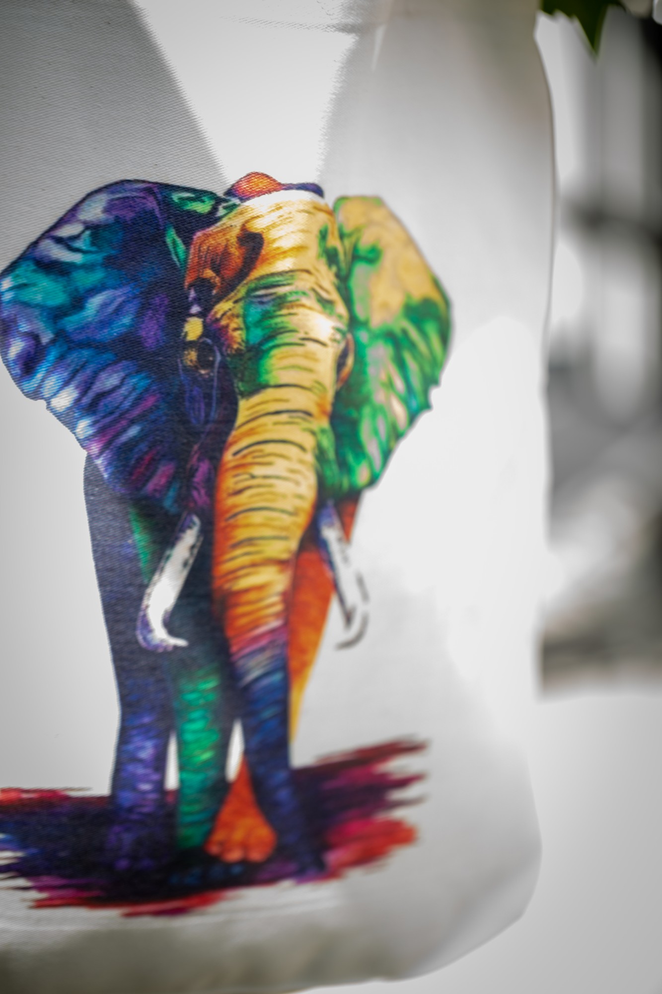Stoffbeutel 'Elefant', multicolor, L 40 cm, B 9 cm, H 40 cm günstig bestellen