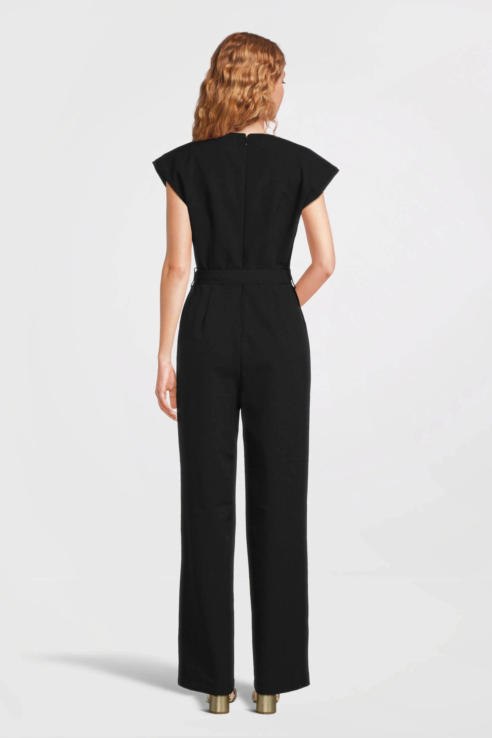 VILA jumpsuit VISIVIA zwart