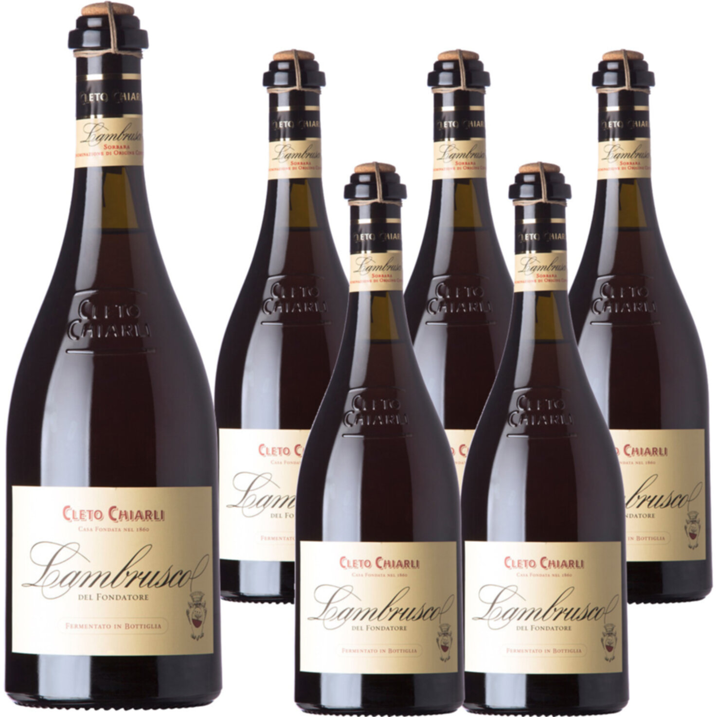 Emilia - Romagna Cleto Chiarli Lambrusco Salamino Santa Croce Secco 6x 75cl -6x 75cl