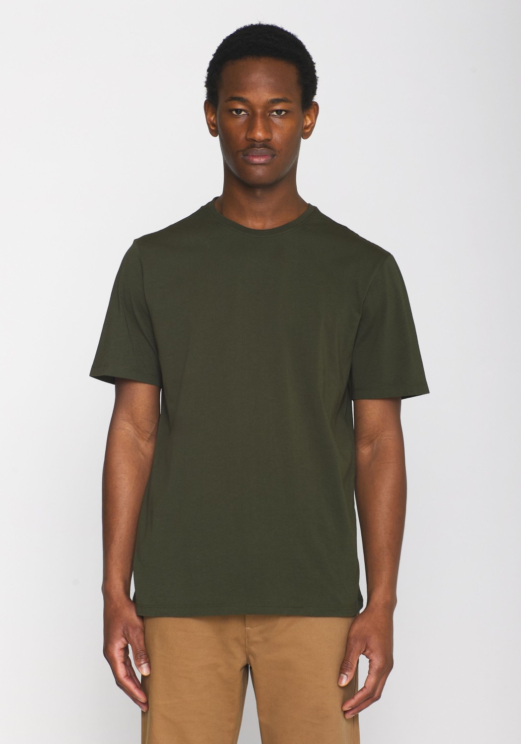 Knowledge Cotton Apparel T-Shirt Basic Tee Forrest Night