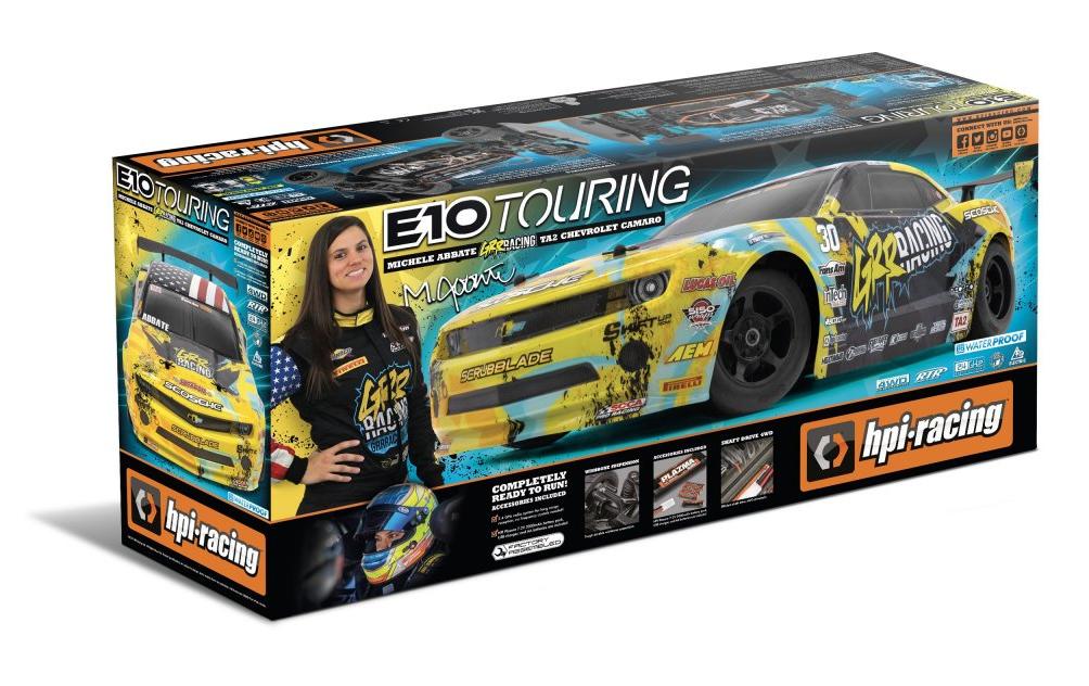 Tourenwagen E10 TA2 Camaro Michele Abbate, 4WD 1:10, RTR<br>Chevrolet Camaro TA2 Tourenwagen RTR Set