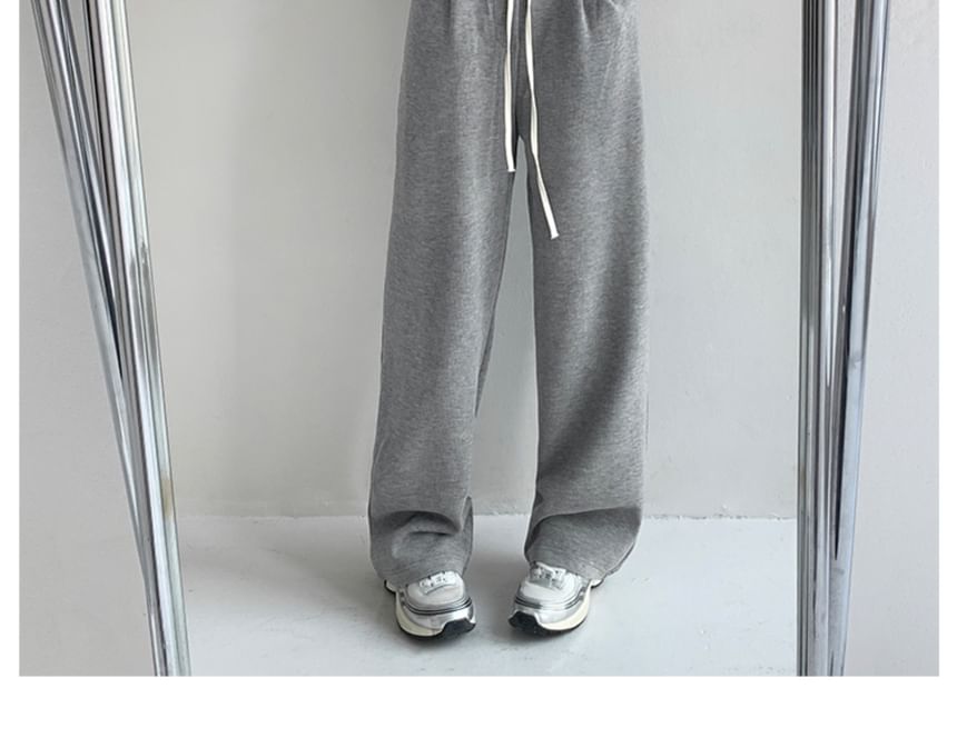 Shira - Wijde joggingbroek met tailledetails