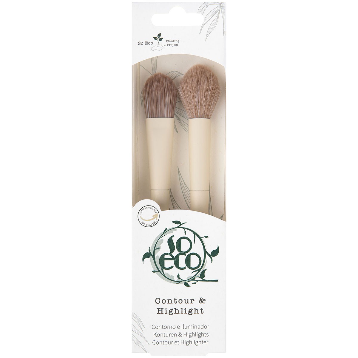 Kit 2 pinceaux - application contour & highlighter