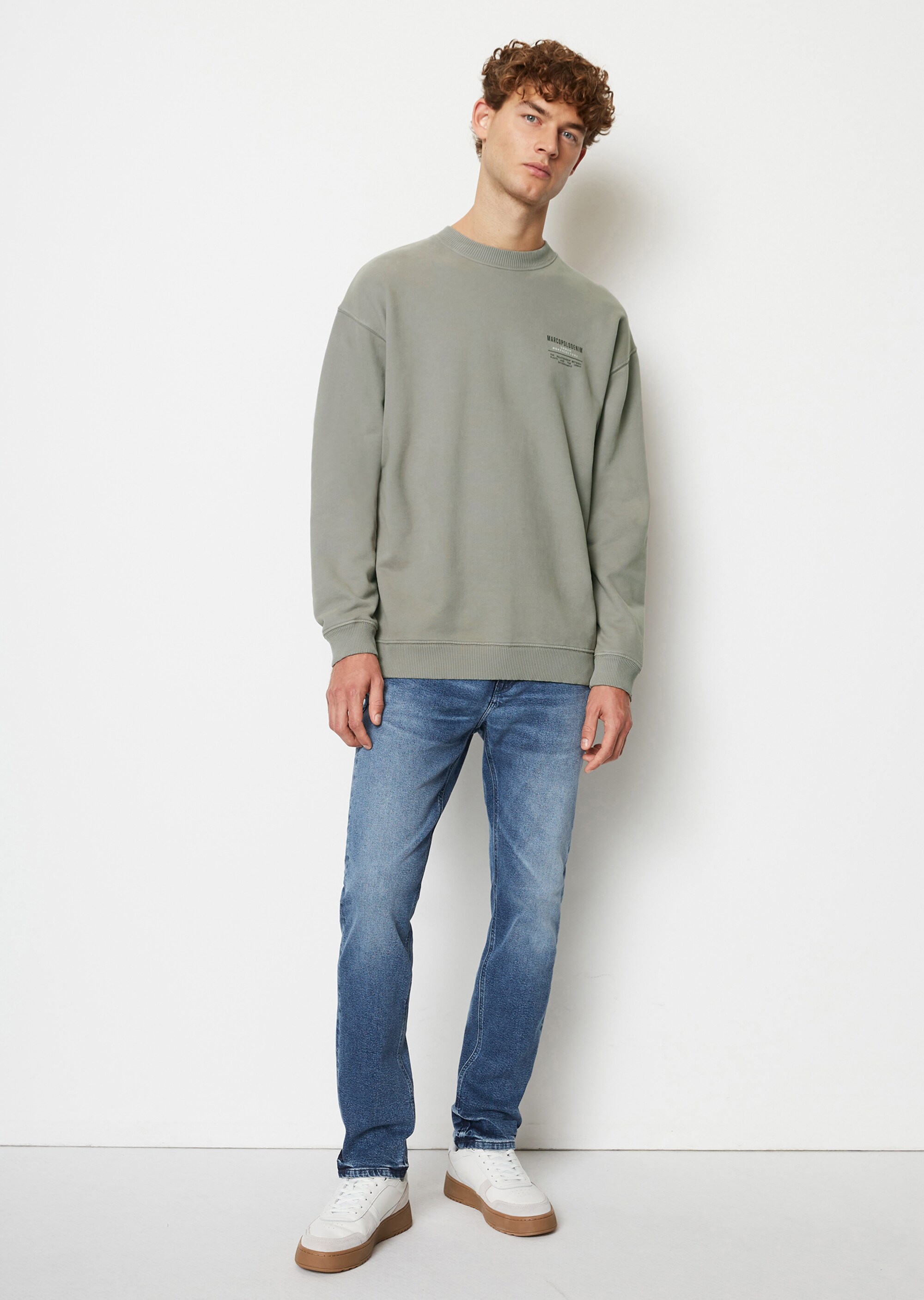 Sweatshirt relaxed mit Front- und Back-Print