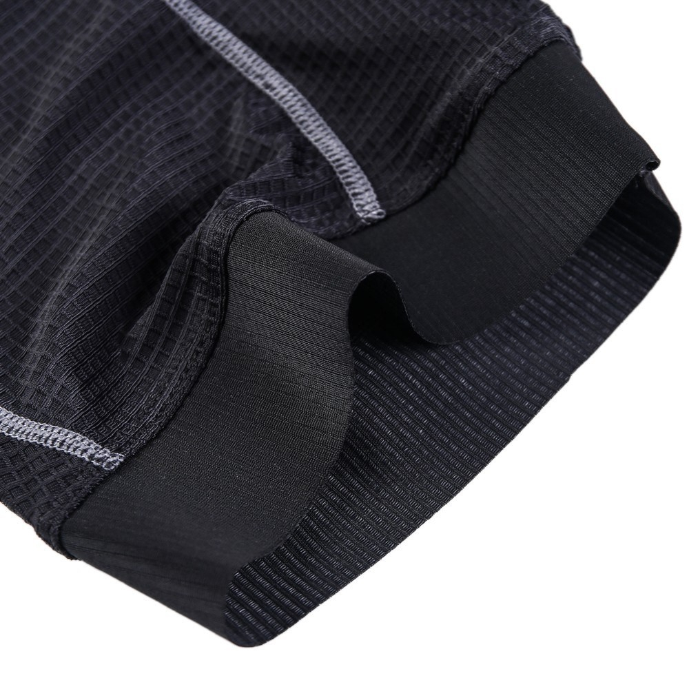 (Gr. XL) Gepolsterte Herren Fahrrad Radhose Gel Polster (Taille 75cm) - Schwarz / Grau