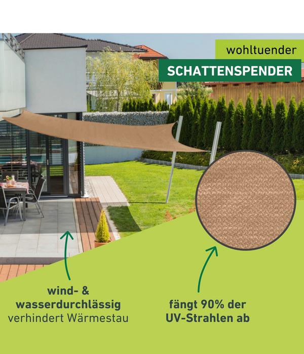 Windhager Sonnensegel Capri, quadratisch, ca.