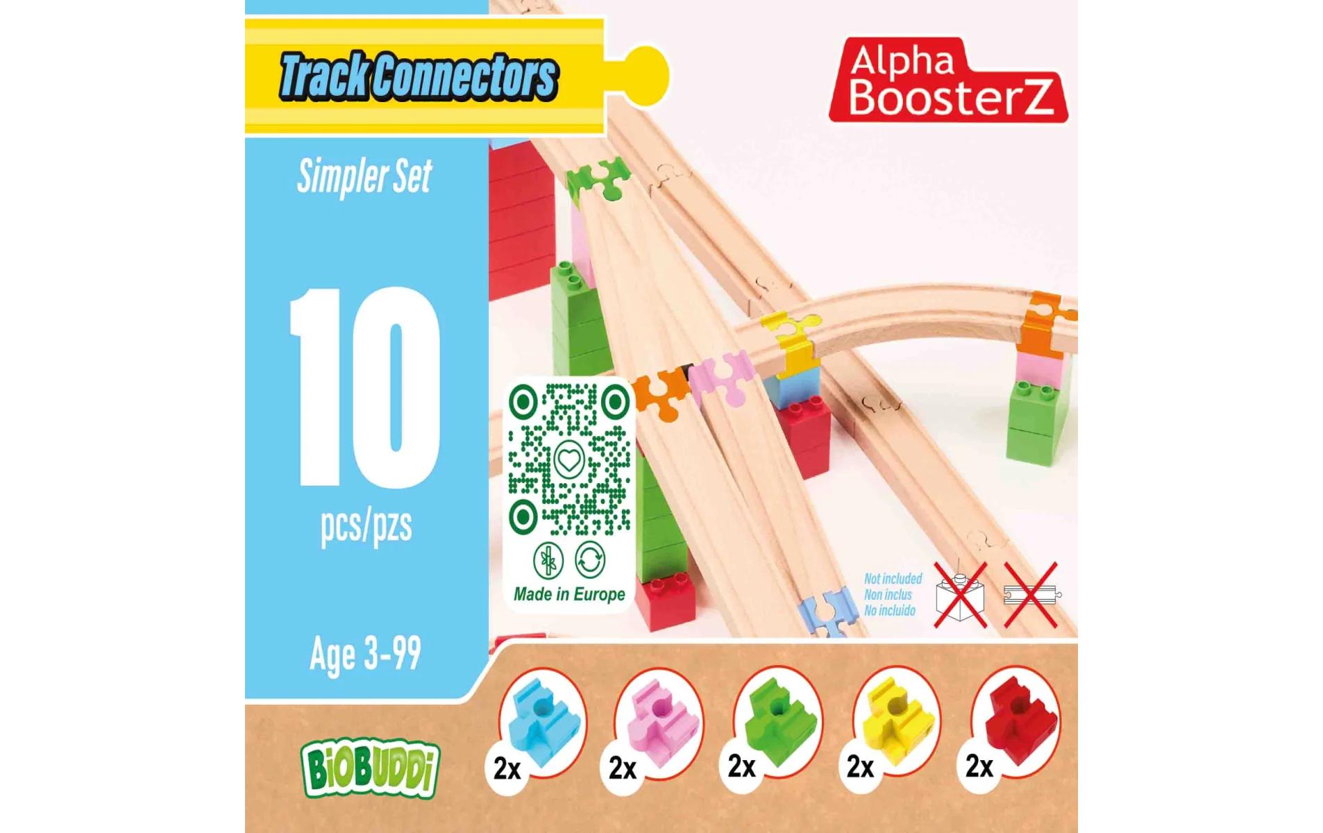 TrackConnectors – Simpler Set10 Bio-Einfache-Schienen- und Steine-Verbinder