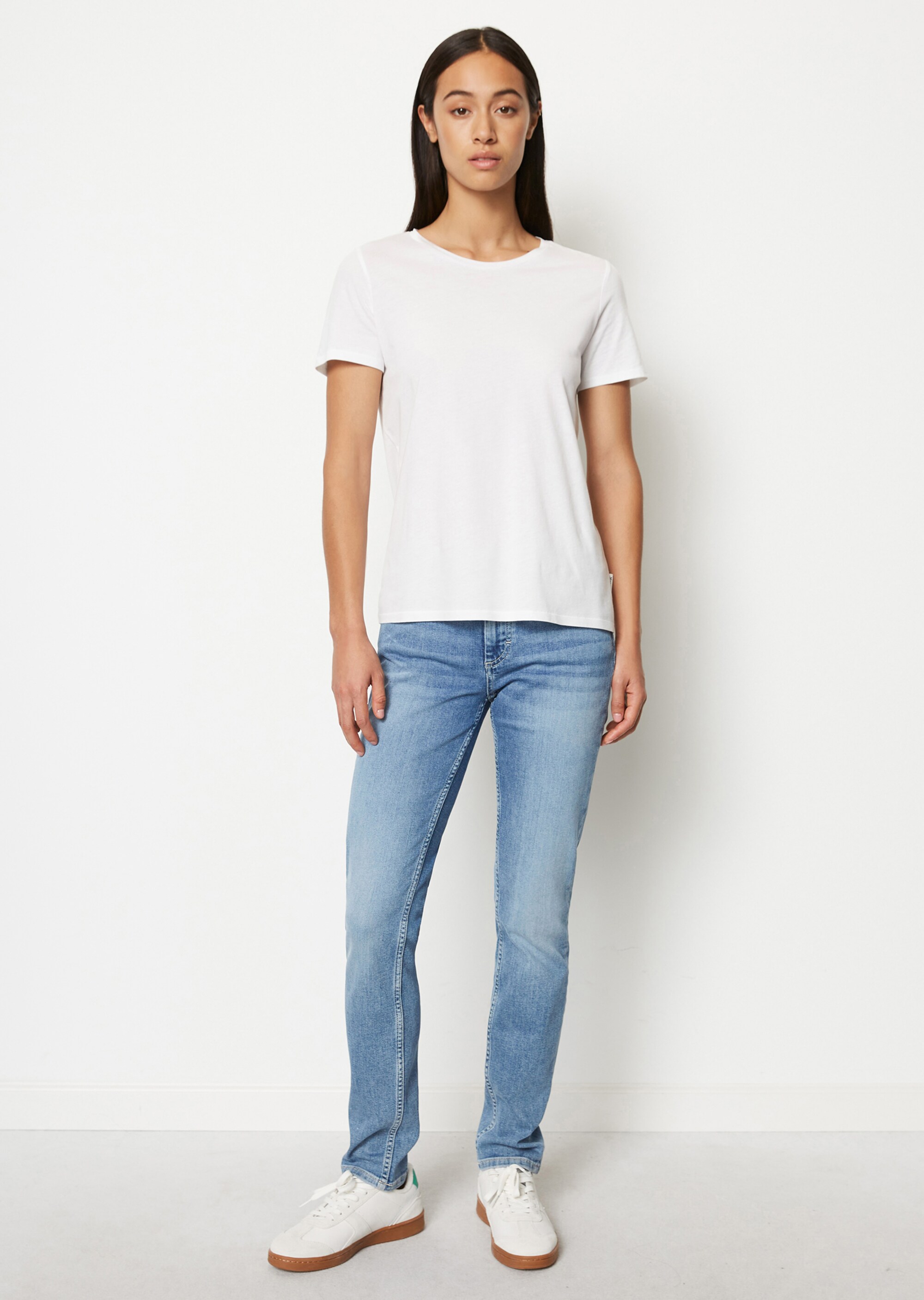 Rundhals-T-Shirt regular aus Organic Cotton