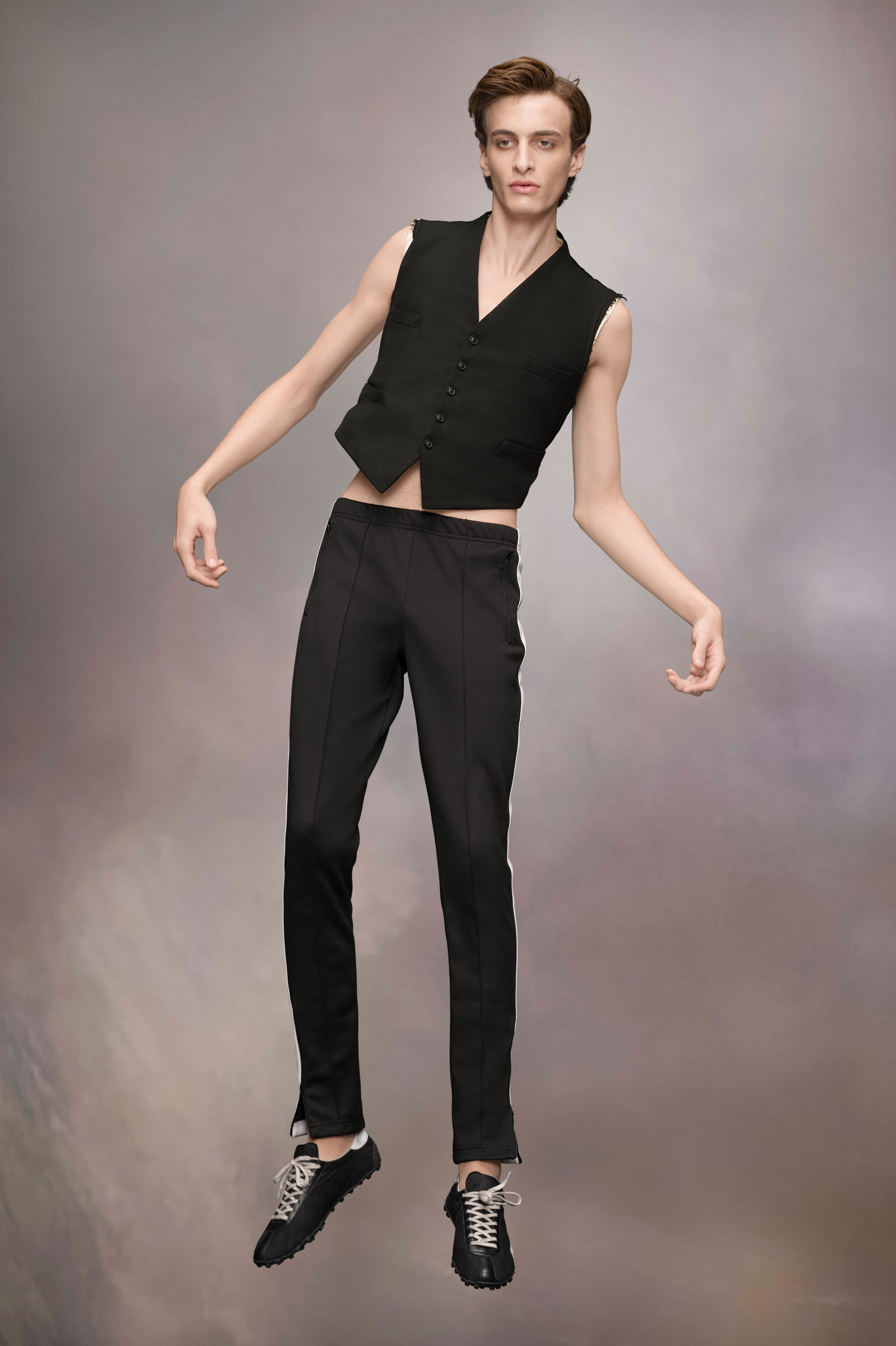 Gilet Anonymity of the lining Noir