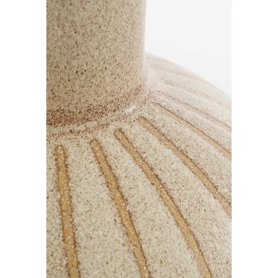 Mica Decorations Holm Vaas - H52 x Ø34 cm - Keramiek - Crème