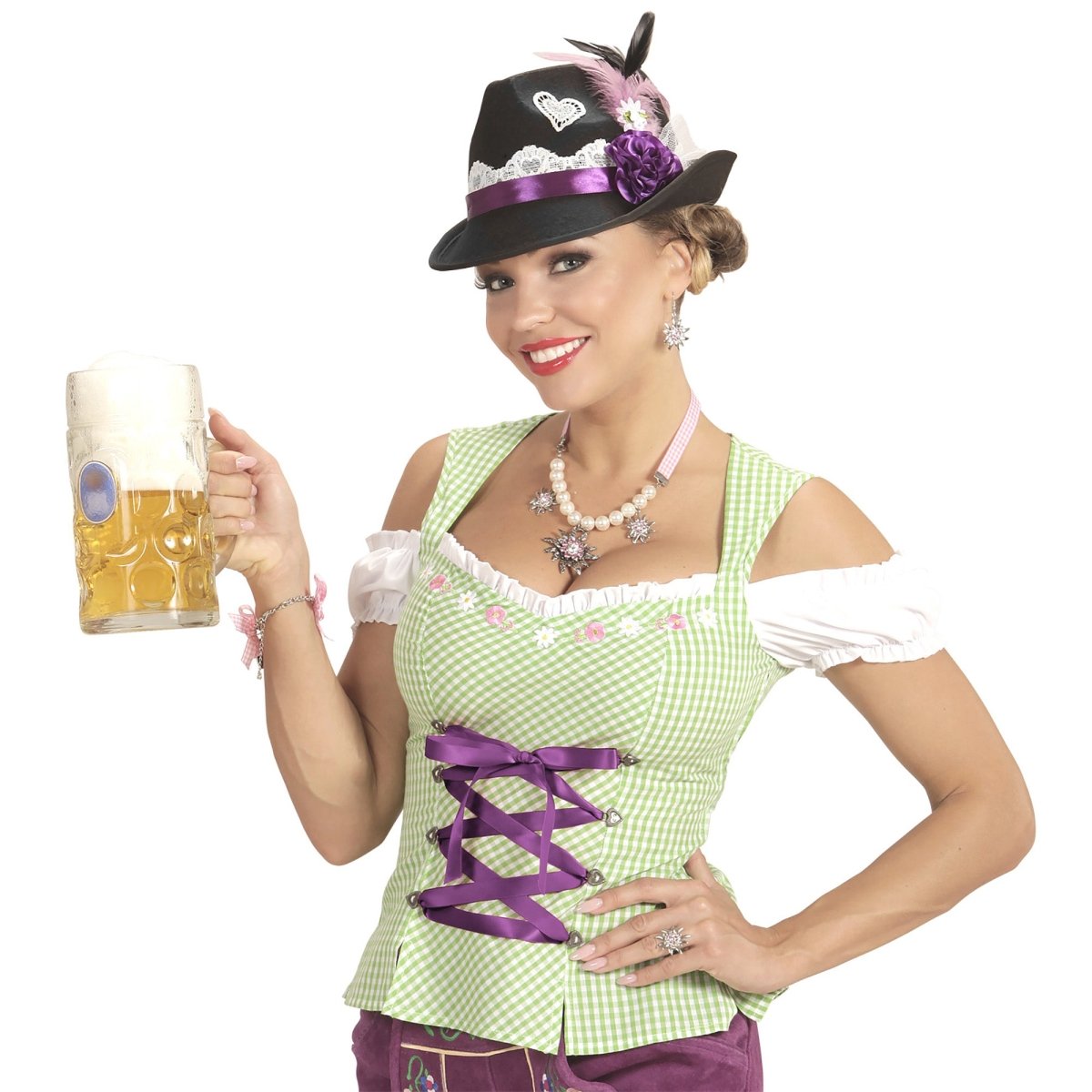 Oktoberfest Hoed Tiroler Zwart
