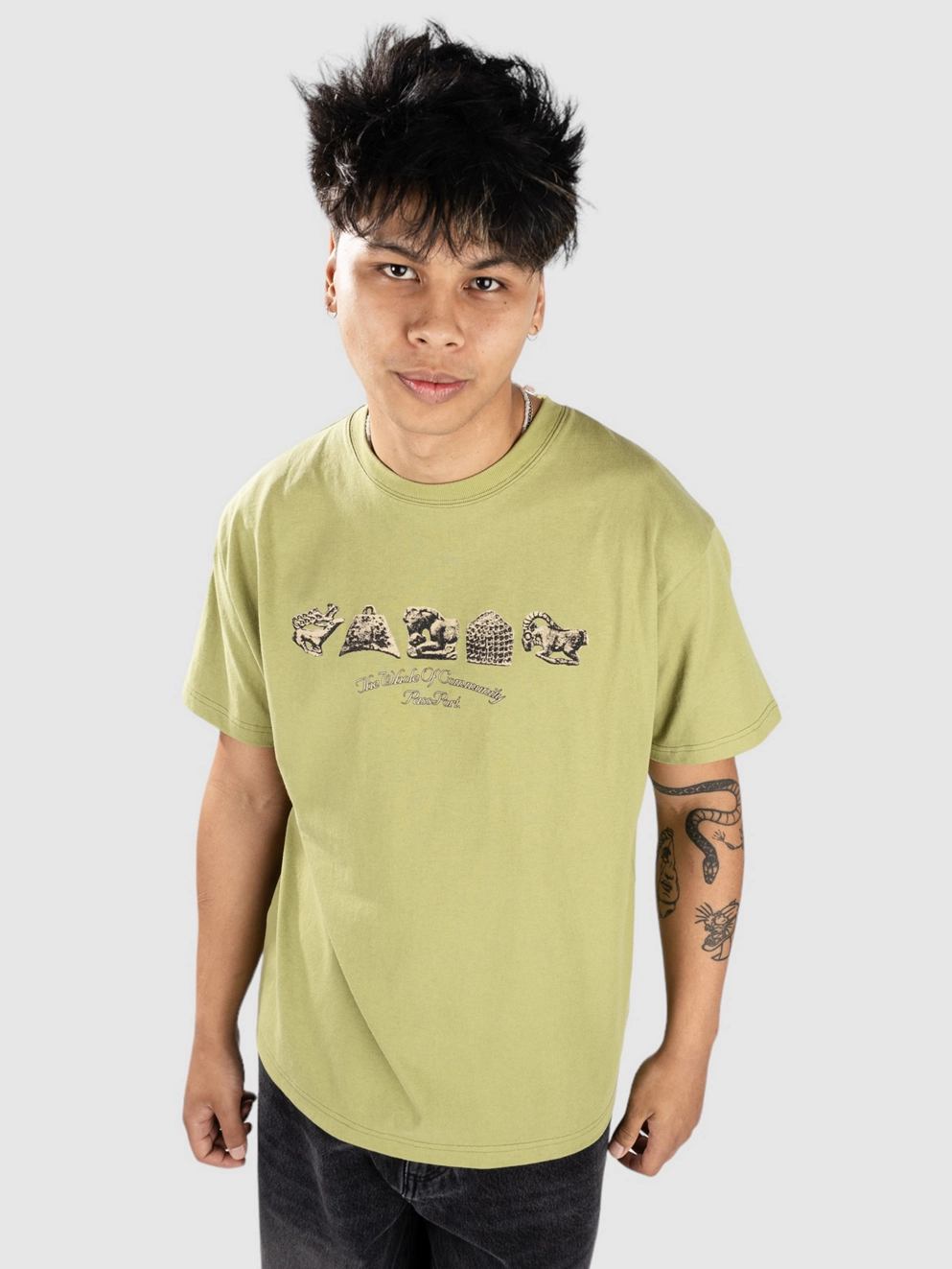 Pass Port Bronzed Age T-Shirt pistachio