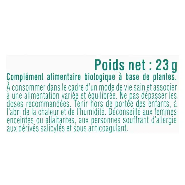 Biosens Organic Water Excess Drainage 45 Cápsulas Vegetais